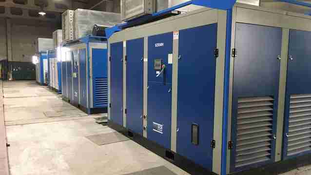 screw compressor-Cement Industry