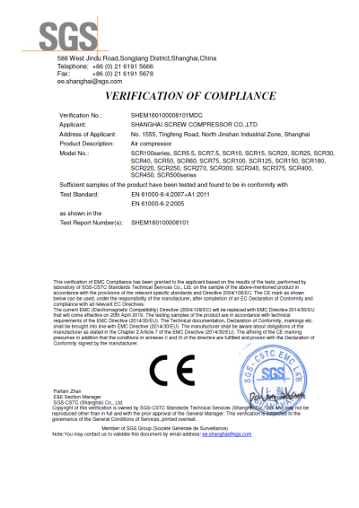 CE EMC Certification